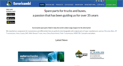 Desktop Screenshot of euroricambi.com